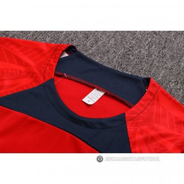 Chandal del Paris Saint-Germain Manga Corta 22-23 Rojo