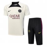 Chandal del Paris Saint-Germain Manga Corta 23-24 Albaricoque - Pantalon Corto