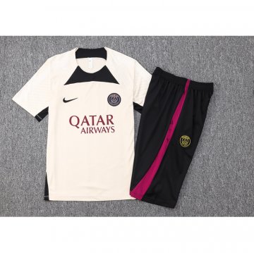 Chandal del Paris Saint-Germain Manga Corta 23-24 Albaricoque - Pantalon Corto