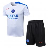Chandal del Paris Saint-Germain Manga Corta 25-26 Blanco - Pantalon Corto