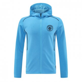 Chaqueta con Capucha del Manchester City 2024-25 Azul