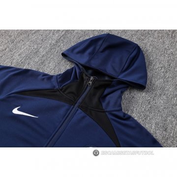 Chaqueta con Capucha del Paris Saint-Germain 2022-2023 Azul