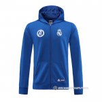 Chaqueta con Capucha del Real Madrid 22-23 Azul