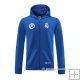Chaqueta con Capucha del Real Madrid 22-23 Azul