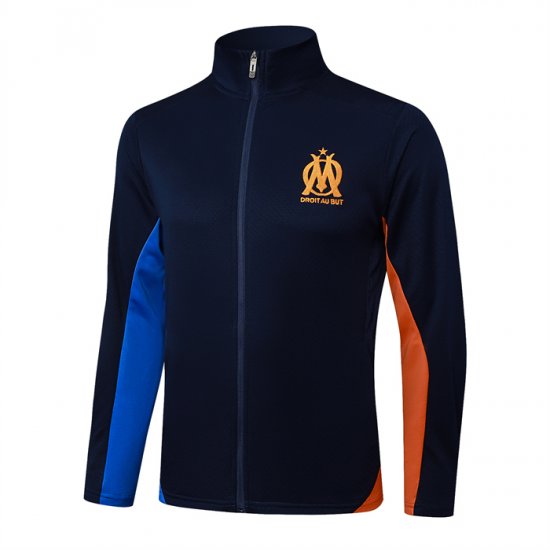 Chaqueta del Olympique Marsella 24-25 Azul Naranja - Haga un click en la imagen para cerrar