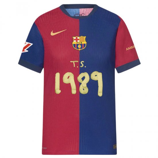Tailandia Camiseta Barcelona Special 2024-2025 Azul Rojo - Haga un click en la imagen para cerrar