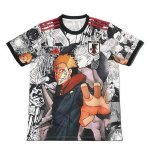 Tailandia Camiseta Japon Anime 25-26 Blanco Negro