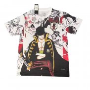 Tailandia Camiseta Japon Anime ONE PIECE 25-26 Blanco