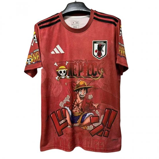 Tailandia Camiseta Japon ONE PIECE 25-26 Rojo - Haga un click en la imagen para cerrar