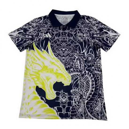 Tailandia Camiseta Real Madrid Dragon 2024-25 Negro - Haga un click en la imagen para cerrar