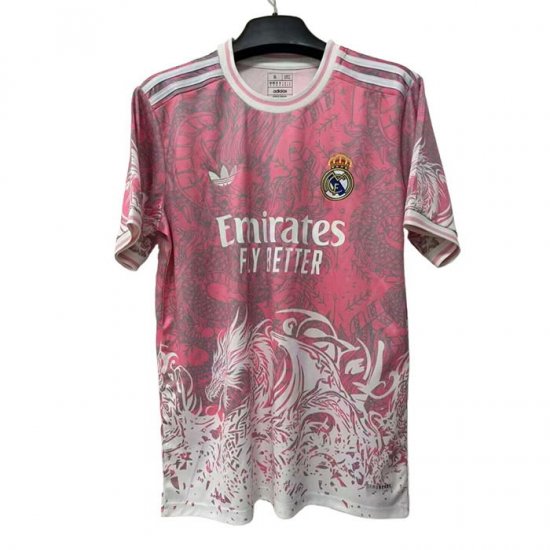 Tailandia Camiseta Real Madrid Dragon 2025-26 Rosa - Haga un click en la imagen para cerrar