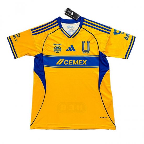 Tailandia Camiseta Tigres UANL 1ª 25-26 - Haga un click en la imagen para cerrar