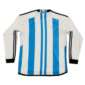Camiseta Argentina 1ª Manga Larga 2022