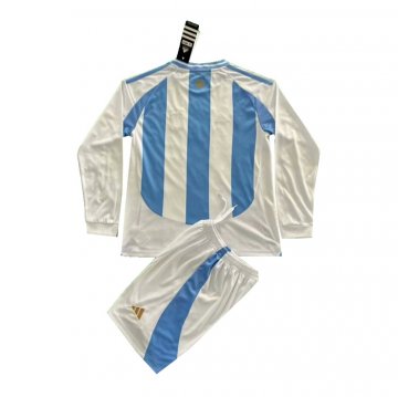 Camiseta Argentina 1ª Manga Larga Nino 2024