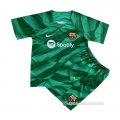 Camiseta Barcelona Portero Nino 23-24 Verde