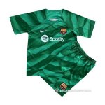 Camiseta Barcelona Portero Nino 23-24 Verde