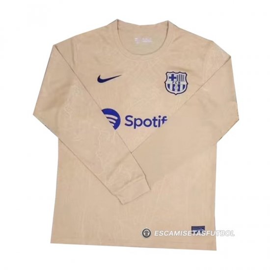 Camiseta Barcelona 2ª Manga Larga 22-23 - Haga un click en la imagen para cerrar