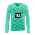 Camiseta Borussia Dortmund Portero Manga Larga 20-21 Verde