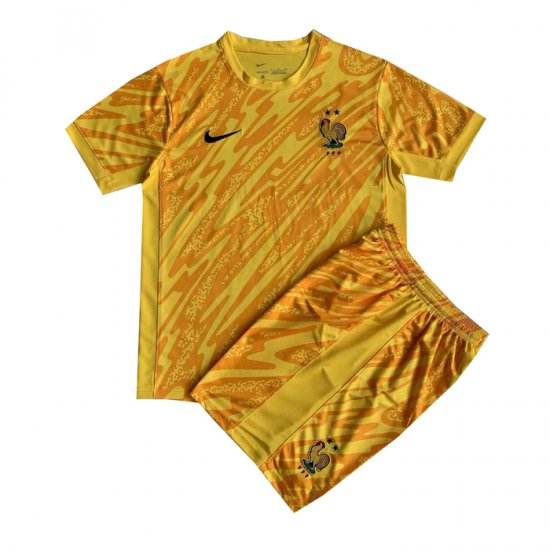 Camiseta Francia Portero Nino 2024 Amarillo - Haga un click en la imagen para cerrar