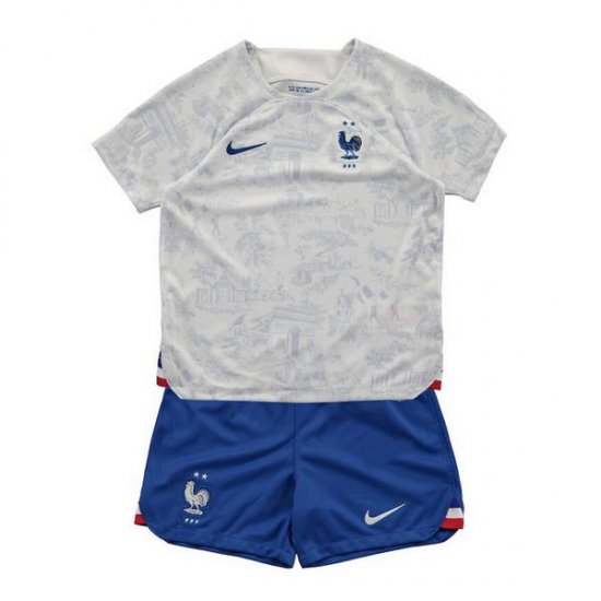 Camiseta Francia 2ª Nino 2022 - Haga un click en la imagen para cerrar