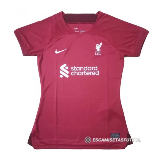 Camiseta Liverpool 1ª Mujer 22-23 - Haga un click en la imagen para cerrar