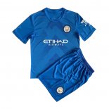 Camiseta Manchester City Portero Nino 22-23 Azul