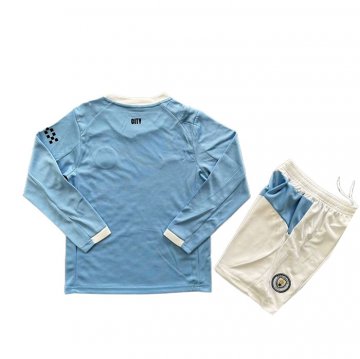 Camiseta Manchester City 1ª Manga Larga Nino 25-26