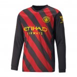 Camiseta Manchester City 2ª Manga Larga 22-23