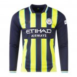 Camiseta Manchester City 2ª Manga Larga 24-25