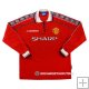 Camiseta Manchester United 1ª Manga Larga Retro 1998-1999