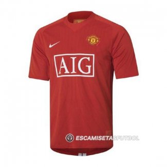 Camiseta Manchester United 1ª Retro 2007-2008
