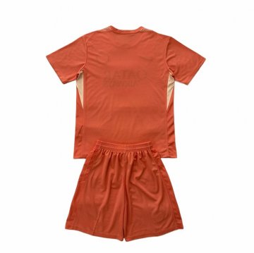 Camiseta Paris Saint-Germain Portero Nino 25-26 Naranja