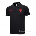 Camiseta Polo del AC Milan 23-24 Negro