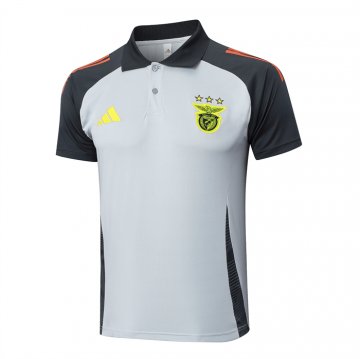 Camiseta Polo del Benfica 24-25 Gris