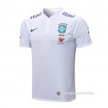 Camiseta Polo del Brasil 2022-23 Blanco
