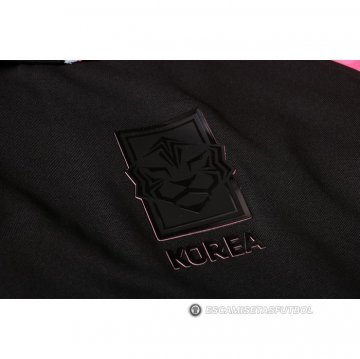Camiseta Polo del Corea del Sur 20-21 Negro