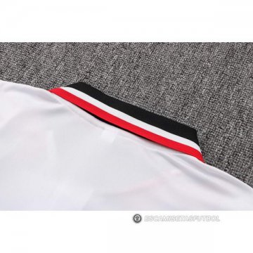 Camiseta Polo del Manchester United 2022-23 Negro y Rojo