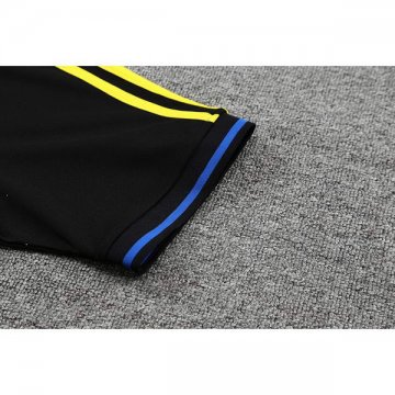 Camiseta Polo del Manchester United 22-23 Negro y Azul