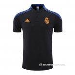 Camiseta Polo del Real Madrid 22-23 Negro y Azul