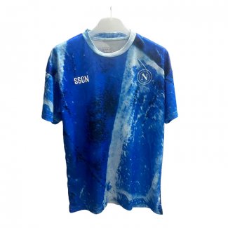 Camiseta Pre Partido del Napoli 25-26 Azul