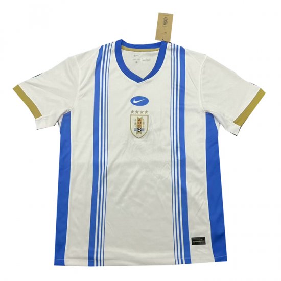 Camiseta Pre Partido del Uruguay 2024 Blanco - Haga un click en la imagen para cerrar