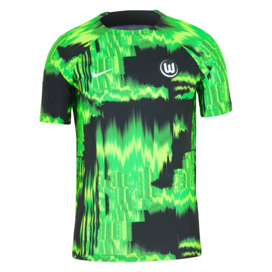 Camiseta Pre Partido del Wolfsburg 2023 Verde - Haga un click en la imagen para cerrar