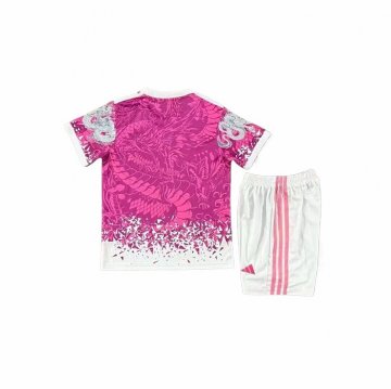 Camiseta Real Madrid Dragon Nino 25-26 Rosa