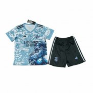 Camiseta Real Madrid Dragon Nino 25-26 Azul
