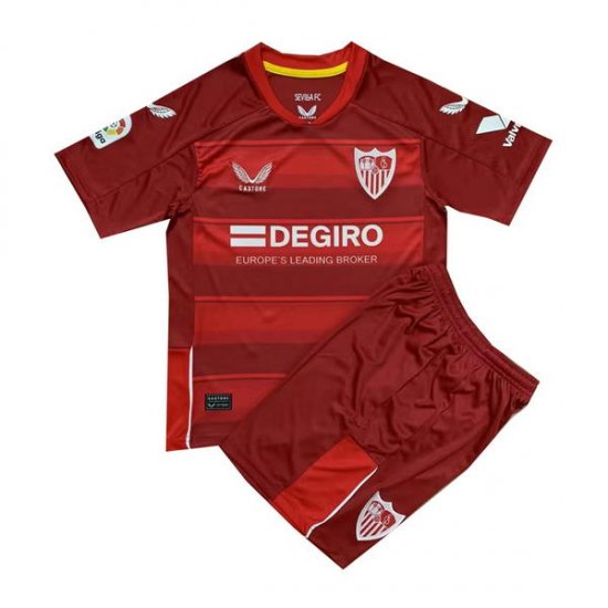 Camiseta Sevilla 2ª Nino 22-23 - Haga un click en la imagen para cerrar