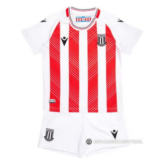 Camiseta Stoke City 1ª Nino 22-23 - Haga un click en la imagen para cerrar