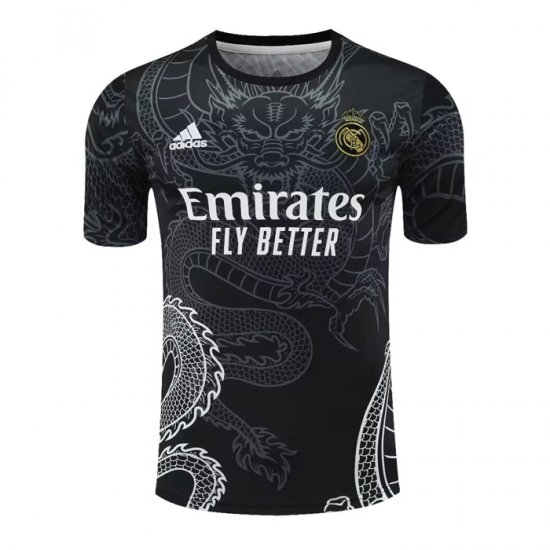 Camiseta de Entrenamiento Real Madrid Dragon 24-25 Negro - Haga un click en la imagen para cerrar