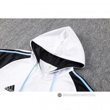 Chandal con Capucha del Argentina 22-23 Blanco