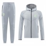Chandal con Capucha del Barcelona 2025 Gris