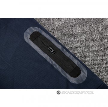 Chandal con Capucha del Barcelona 22-23 Azul